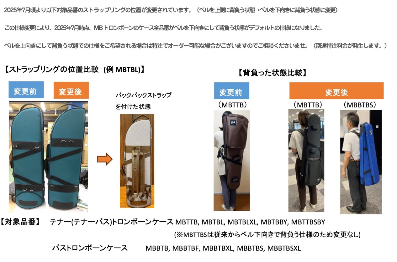 Marcus Bonna マーカスボナ MBDTTB デタッチャブルベルテナートロンボーン用ケース ターコイズ 細部