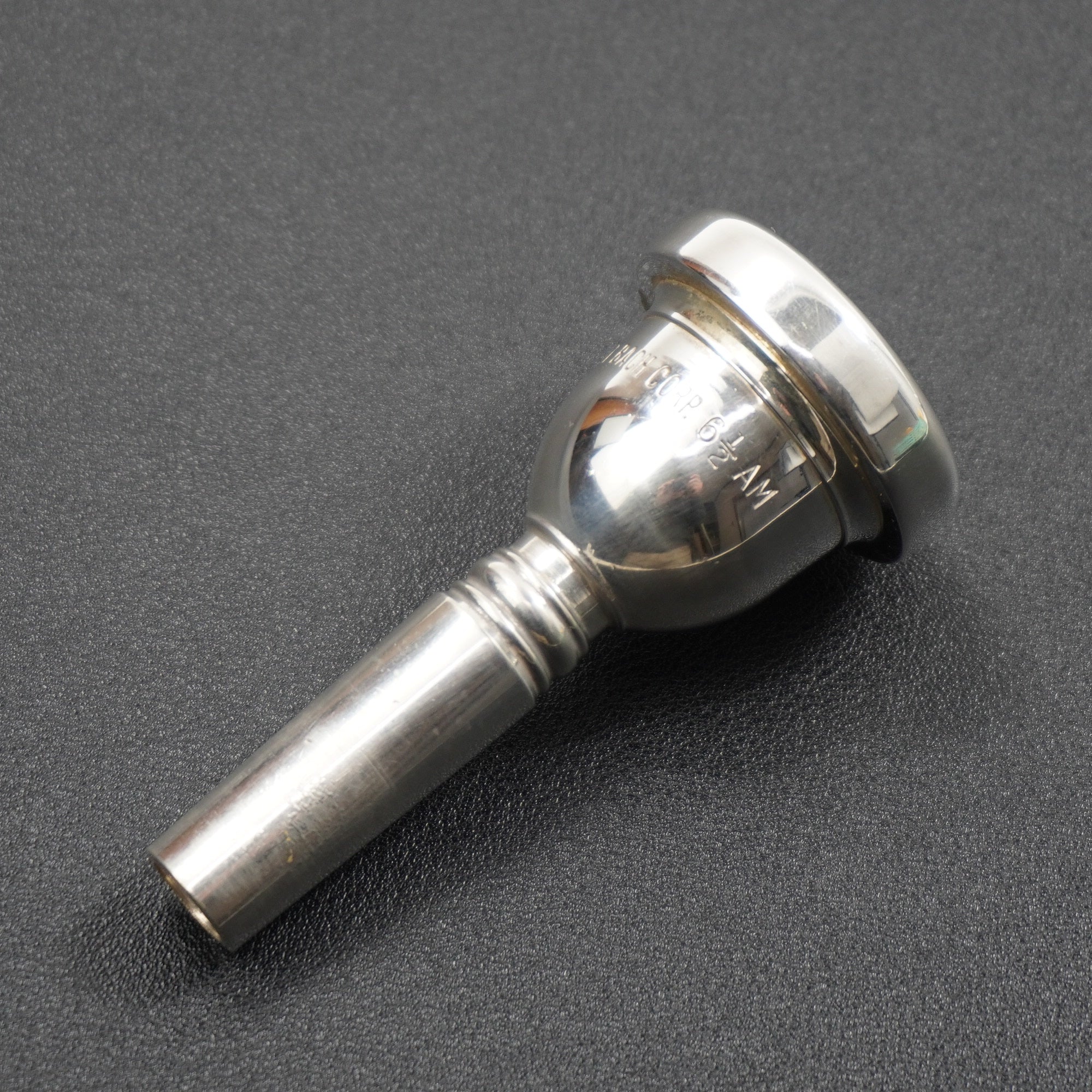 中古品】Bach corp.6-1/2AM テナートロンボーン用マウスピース（太管
