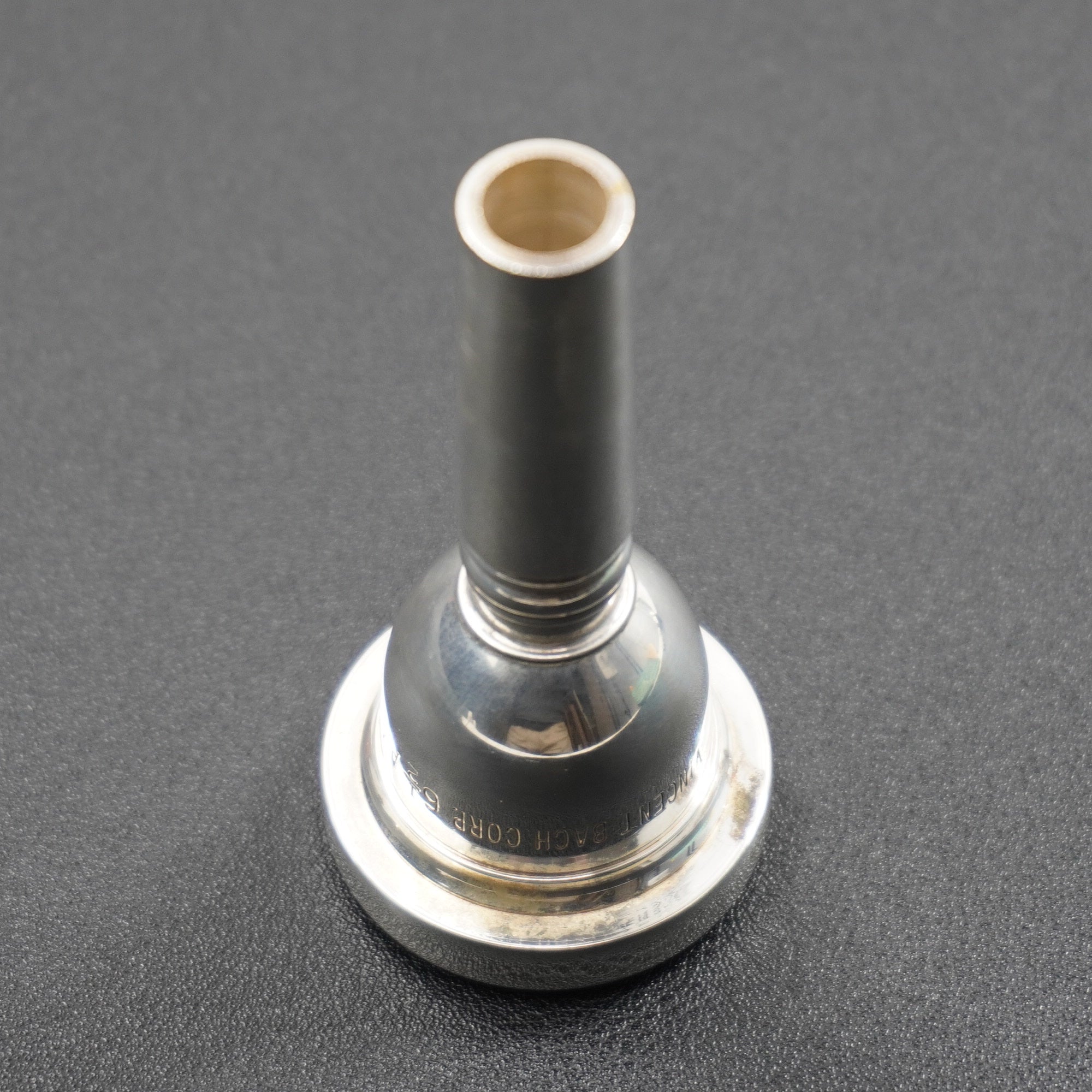 中古品】Bach corp.6-1/2AM テナートロンボーン用マウスピース（太管
