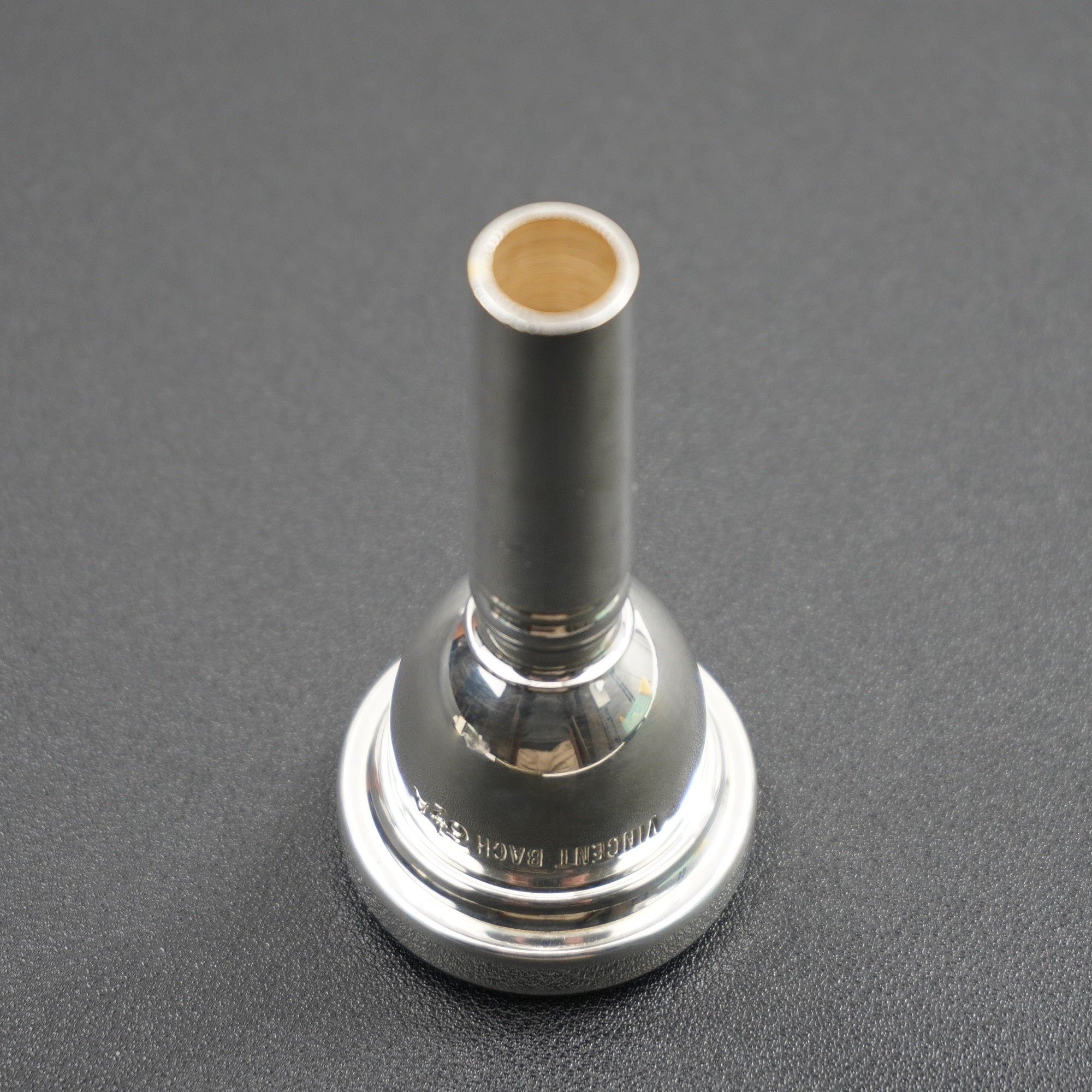 中古品】Bach 6-1/2Aテナートロンボーン用マウスピース（太管）SP