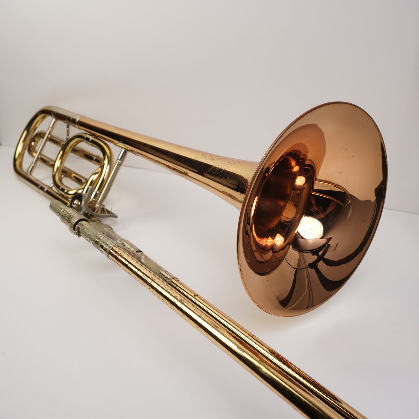 【中古品】希少 エルクハート期 C.G.CONN 88H テナーバストロンボーン ローズブラスベル ヴィンテージ メンテ済 MBケース付
