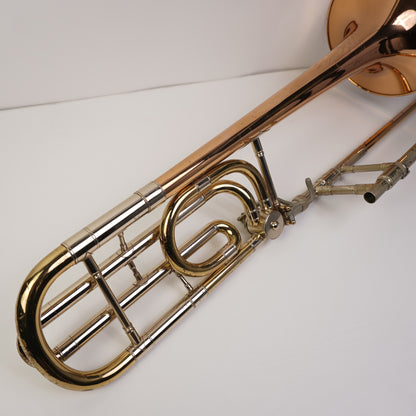 【中古品】希少 エルクハート期 C.G.CONN 88H テナーバストロンボーン ローズブラスベル ヴィンテージ メンテ済 MBケース付