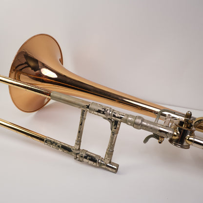 【中古品】希少 エルクハート期 C.G.CONN 88H テナーバストロンボーン ローズブラスベル ヴィンテージ メンテ済 MBケース付
