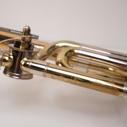 【中古品】希少 エルクハート期 C.G.CONN 88H テナーバストロンボーン ローズブラスベル ヴィンテージ メンテ済 MBケース付