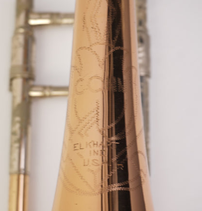 【中古品】希少 エルクハート期 C.G.CONN 88H テナーバストロンボーン ローズブラスベル ヴィンテージ メンテ済 MBケース付