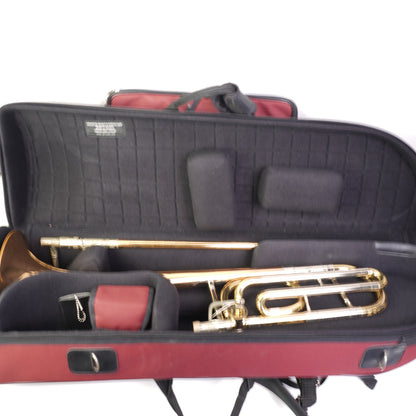 【中古品】希少 エルクハート期 C.G.CONN 88H テナーバストロンボーン ローズブラスベル ヴィンテージ メンテ済 MBケース付