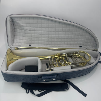 LowBrassCenterオリジナル バストロンボーンケース ブルー